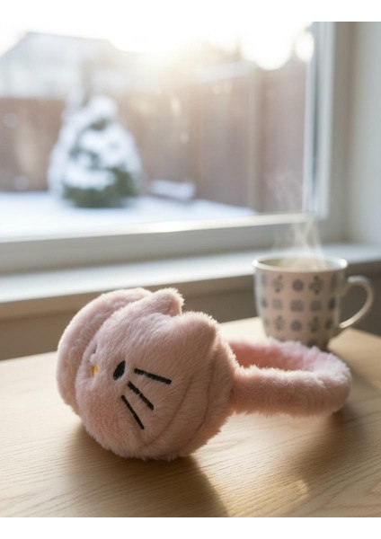 Kız Çocuk Hello Kitty Peluş Kulaklık