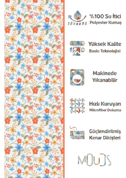 Banyo Perdesi, Eski Renkli Çiçekler Desenli Duş Perdesi Küvet Perdesi Halka Hediyeli 175X200CM Bp-26 fiyatları