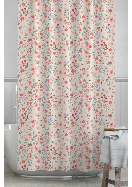 Banyo Perdesi, Leydi Desenli Duş Perdesi, Küvet Perdesi, Halka Hediyeli 175X200CM Bp-62