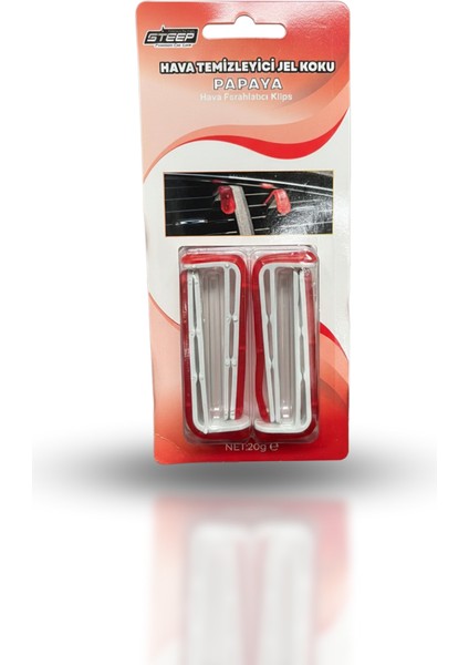 Ultimate Araç Içi Klima Kokusu Klipsli 4 Adet Papaya Aromalı