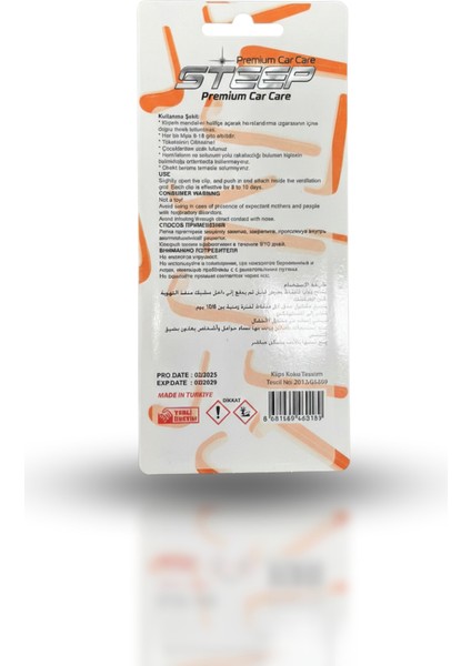 Ultimate Araç Içi Klima Kokusu Klipsli 4 Adet Papaya Aromalı fiyatları