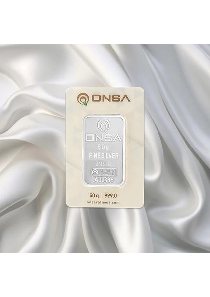 50 gr Onsa Gümüş Külçe