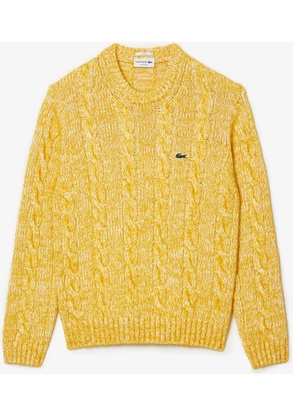 Cotton/mercerized Alpaca Cable Knit Sweater fırsatları