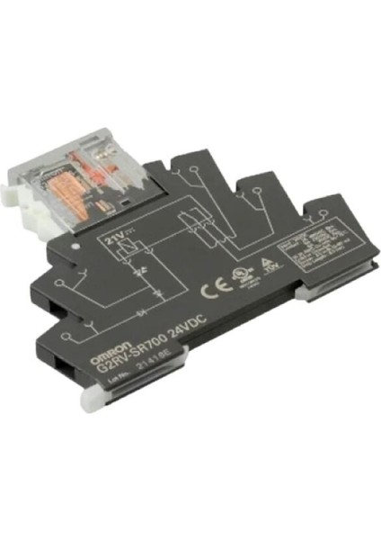 G2RV-SR700-24VDC ,24VDC 1A1K/6A Vidalı Slim Röle Takım
