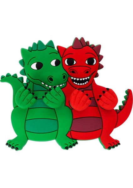 2'li Diş Fırçası Tutucu - Ani Toothi Double - Ejderha fiyatları