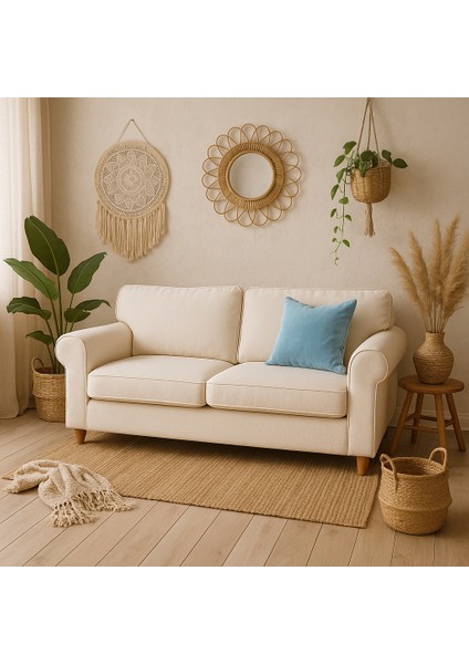 Bohem Tarzı Dekoratif Kırlent Kılıfı (Mavi) modelleri