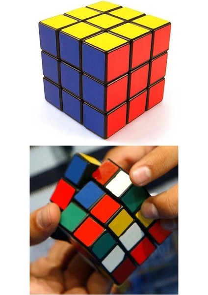 Yapboz Küp Puzzle Zeka Küpü Çocuk Gelişim Eğitici Zeka Oyunu Rubik