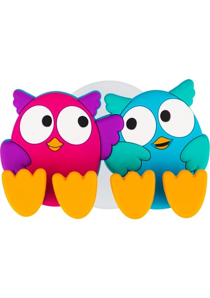 2'li Diş Fırçası Tutucu - Ani Toothi Double - Baykuş fiyatları