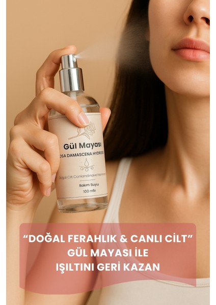 Gül Mayası 100 ml – Aydınlatıcı ve Sıkılaştırıcı Cilt & Saç Toniği Hidrosol fiyatları