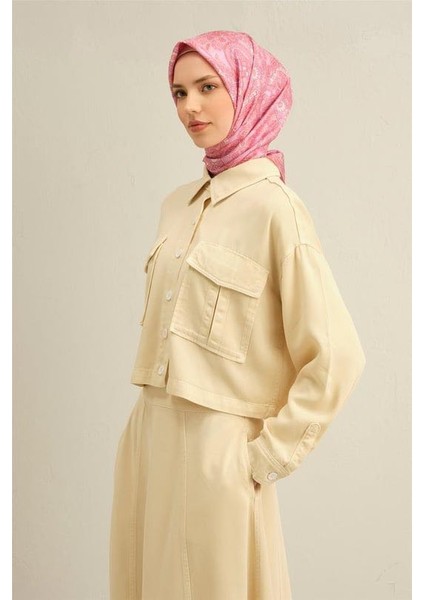 Etnik Desenli Saf Ipek Sura Eşarp 9304D 52 modelleri