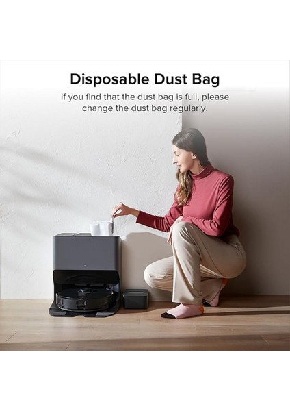 Roborock S8 Pro Ultra S7 Maxv Ultra S8 Pro Ultra S8+ Robot Elektrikli Süpürgeler Için Elektrikli Süpürge Toz Torbası (Yurt Dışından) fiyatları