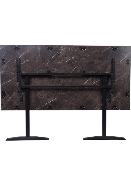 Modüler Büyük Ana Masa + Ek Masa Sgl Bıanco Lak indirimleri