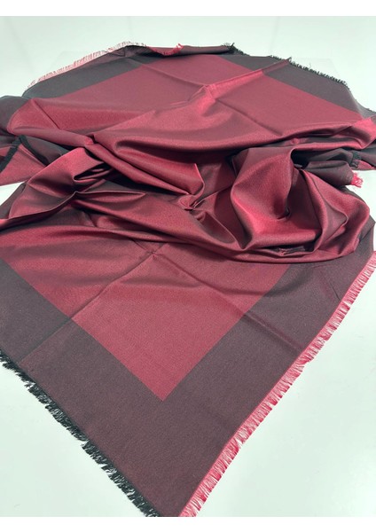 Pamuk Ipek Eşarp - 3020 Bordo