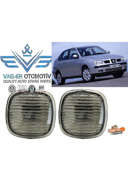 Cordoba 1999-2002 Sağ Sol Çamurluk Yan Sinyali Lambası 1u0949127 Uyumlu