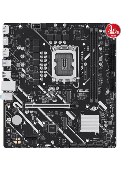 Prıme H810M-E-CSM 6400MHZ Ddr5 Soket Lga 1851 Dp M.2 Hdmı Matx Anakart fiyatları