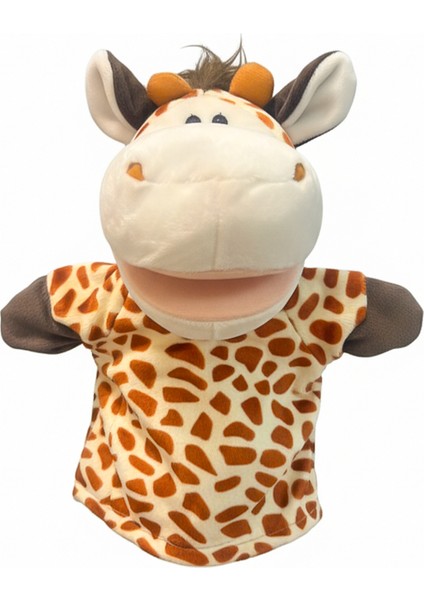 Ağzı Hareketli El Kuklası Zürafa Figürü 1705061