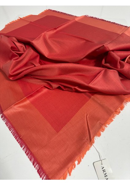 Pamuk Ipek Eşarp - 3020 Nar Çiçeği