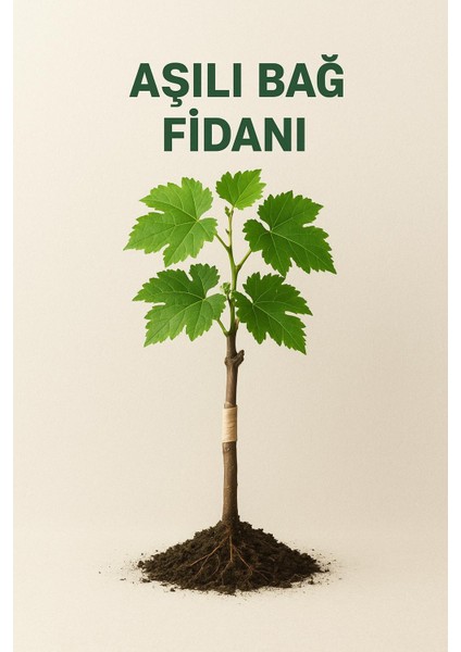 Aşılı Bağ Fidanı 45-100 cm Kabarcık Çeşidi fiyatları