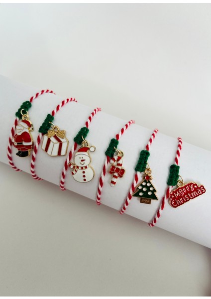 Yılbaşı Temalı El Yapımı Bileklik – Karışık Figür Gönderim