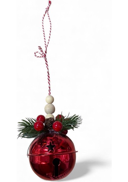 Yuvarlak Kırmızı Çan Yılbaşı Süsü fiyatları