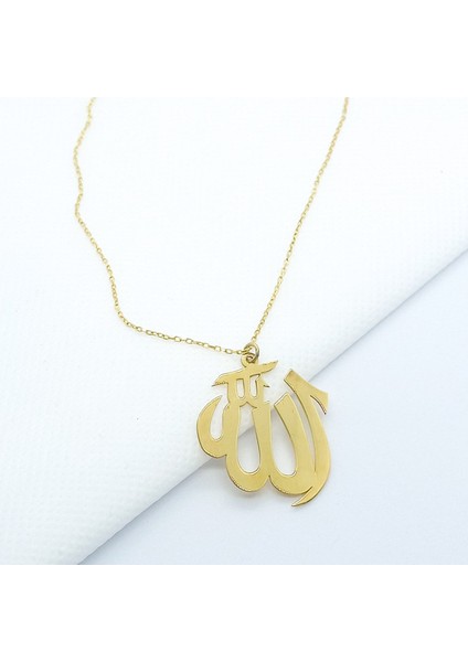 Allah Lafzı Kolye Gümüş