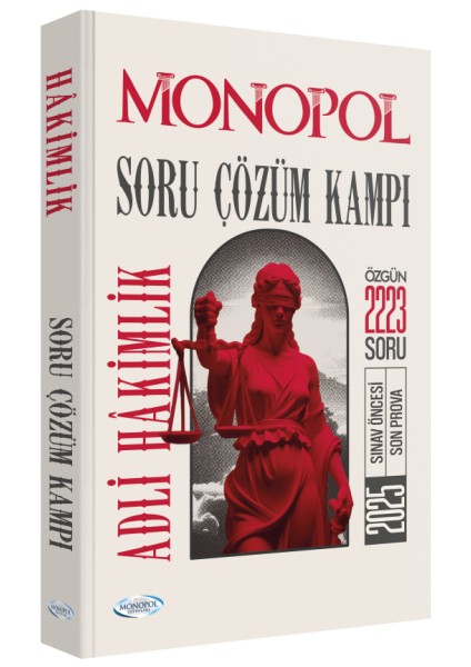 2025 Adli Hakimlik Soru Çözüm Kampı Soru Bankası