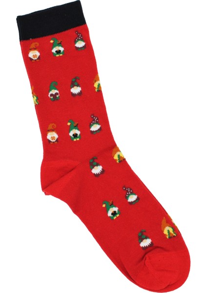 Yılbaşı Desenli Çorap