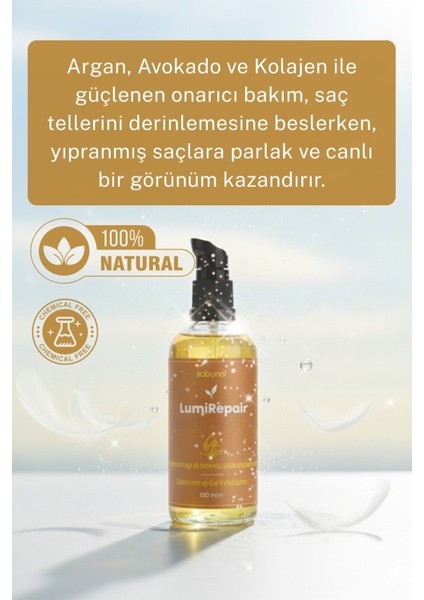 Lumirepair Onarıcı & Parlaklık 100 ml - Argan & Avokado Saç Bakım Yağı modelleri