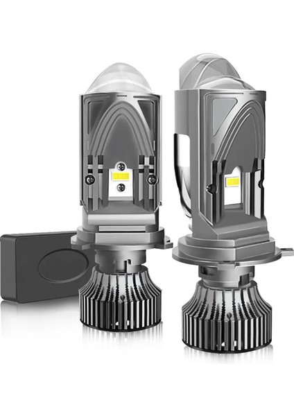 LED Far Ampulü Beyaz H4 50W 12V 22000LM Csp Chip Lens Canbus / LAAM979