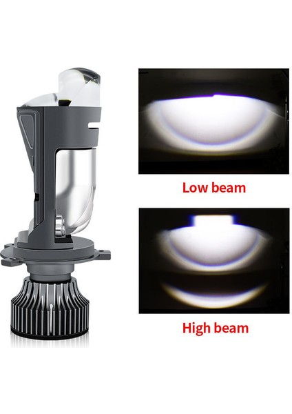 LED Far Ampulü Beyaz H4 50W 12V 22000LM Csp Chip Lens Canbus / LAAM979 modelleri