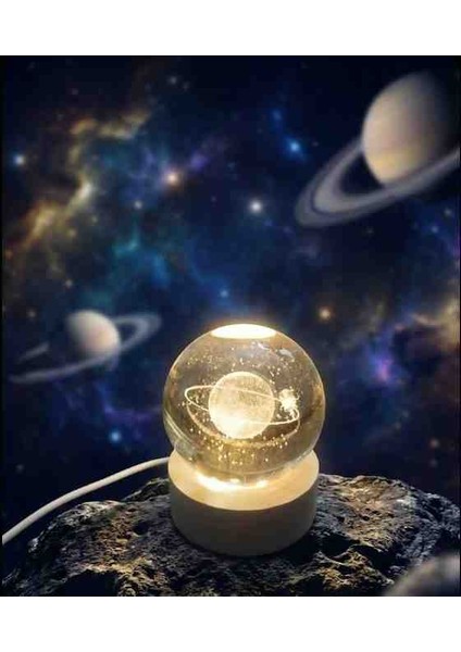 Satürn Tasarımlı Dekoratif Masa Lambası fiyatları