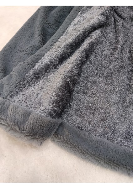 Beli Lastik Detaylı Kapüşonlu Peluş Kız Çocuk Çok Kullanışlı Trend Mont fırsatları