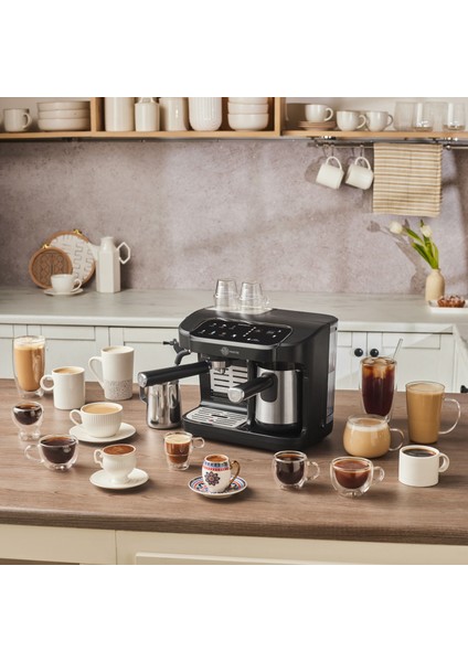 Hatır Perfetto Dijital ve Dokunmatik Ekranlı Espresso ve Türk Kahve Makinesi