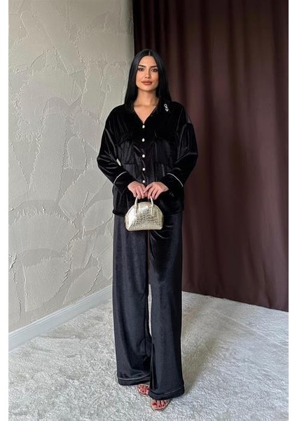 Kadife Biyeli Takım modelleri