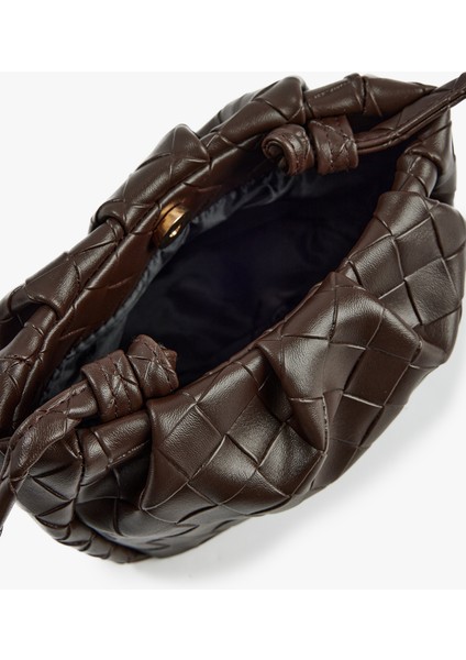 Suni Deri Örgü Detaylı Çapraz Çanta indirimleri