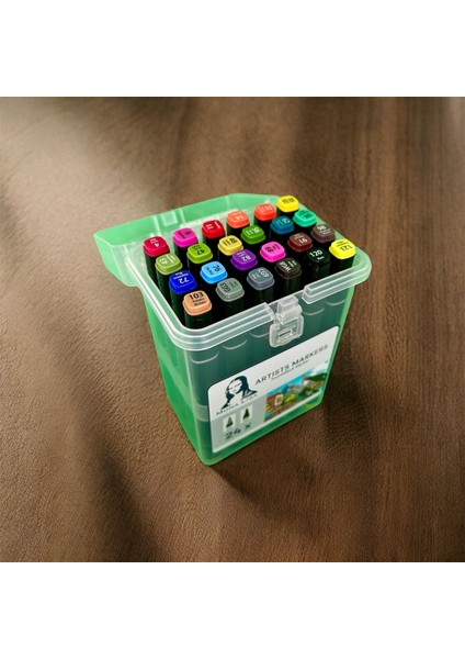 Mona Lisa Çift Uçlu Marker Kalem 24 Renk Tm1 24.