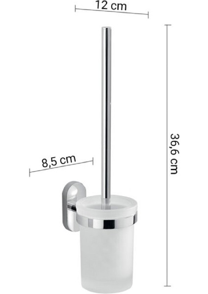 Febo Tuvalet Fırçalık - Krom modelleri