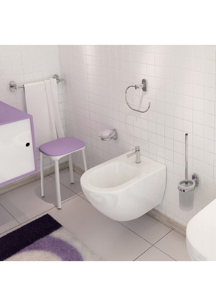 Febo Tuvalet Fırçalık - Krom fırsatları