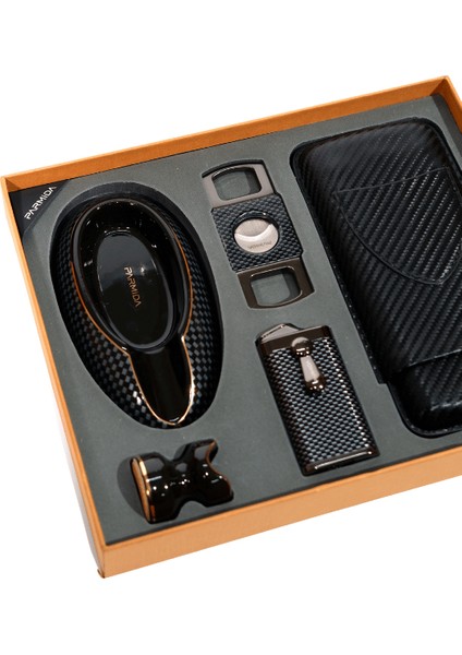 Çakmak Kesici Küllük Puro Tutucu Masa Kılıf Beşli Siyah Puro Seti fiyatları