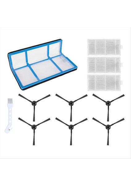 Ilıfe V3 V3S V5 V5S Pro X5 V55 V50 Robotik Vakum Süpürge, Hepa Filtre Yan Fırça Aksesuarları Için Yedek Parçalar (Yurt Dışından)