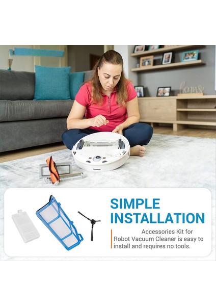 Ilıfe V3 V3S V5 V5S Pro X5 V55 V50 Robotik Vakum Süpürge, Hepa Filtre Yan Fırça Aksesuarları Için Yedek Parçalar (Yurt Dışından) fiyatları