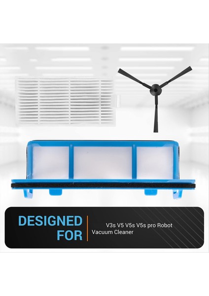 Ilıfe V3 V3S V5 V5S Pro X5 V55 V50 Robotik Vakum Süpürge, Hepa Filtre Yan Fırça Aksesuarları Için Yedek Parçalar (Yurt Dışından) fırsatları