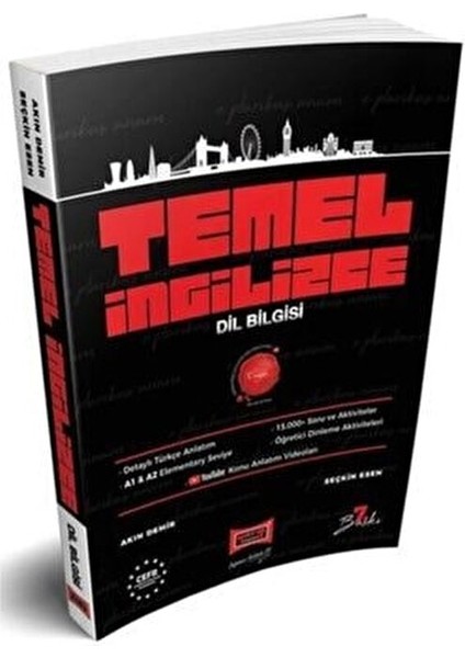 Temel İngilizce Dil Bilgisi Kitabı 478 Sayfa A1 ve A2 Seviyesi Üniversite Hazırlık fiyatları