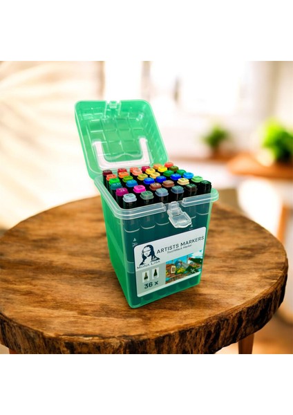 Mona Lisa Çift Uçlu Marker Kalem 36 Renk Tm1-36