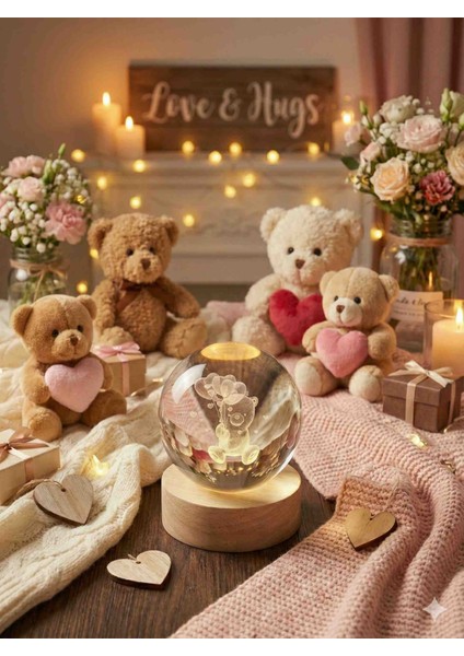 Ayıcık Tasarımlı Dekoratif Masa Lambası fiyatları