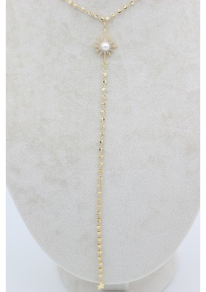 Vip Serisi/stil Incisi Güneş Uzun Zirkon Taşlı Kolye modelleri