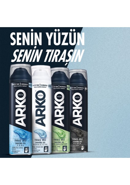 Tıraş Jeli Cool & Sensitive 4X200 ml indirimleri