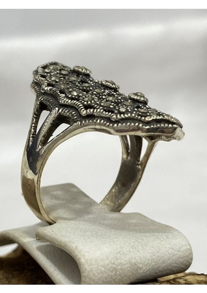 Markazit Taşlı Gümüş Kadın Yüzük fiyatları