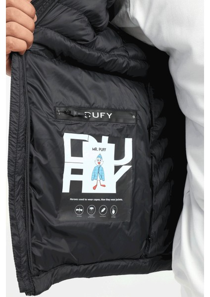 Siyah Kapitone Slim Fit Erkek Mont indirimleri