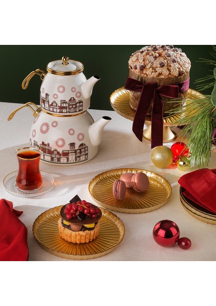 Spark Emaye Çaydanlık Takımı 3 Parça-Asorti fiyatları